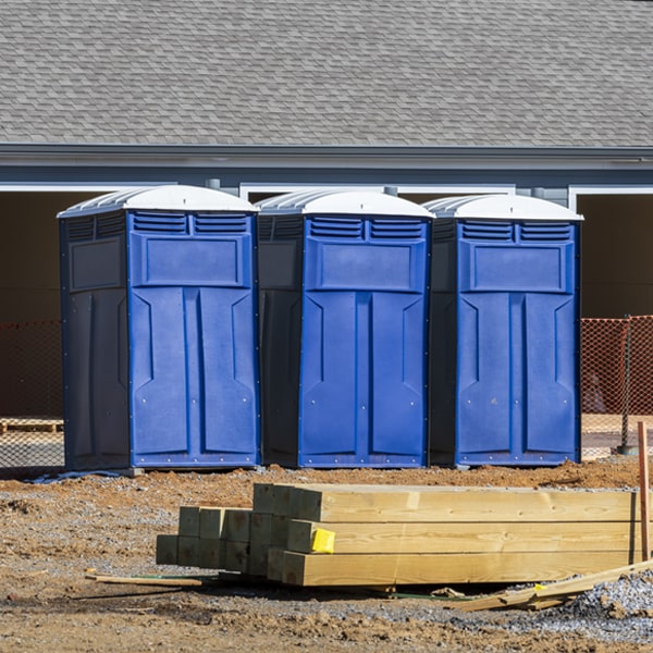 what is the maximum capacity for a single portable restroom in Mc Coy VA